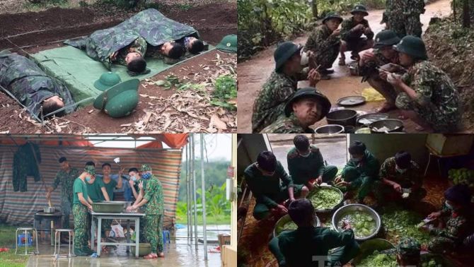 Nhìn bộ đội ăn lán, ngủ rừng, nhường chỗ ở cho dân, các Việt kiều 'thượng đẳng' có day dứt không?