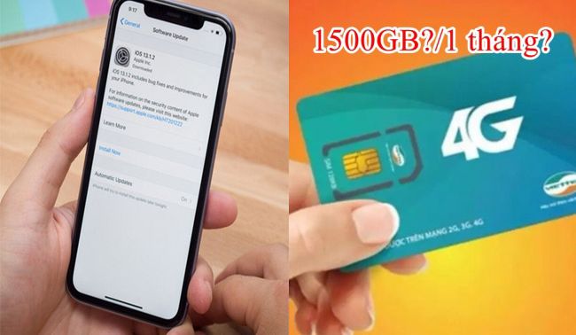 Tin công nghệ mới nhất 21/3: iOS 13 tiếp tục gặp lỗi nghiêm trọng, sự thật siêu sim 4G 1500GB/tháng