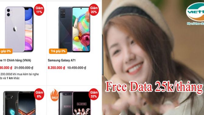 Tin công nghệ mới nhất 26/3: Smartphone giảm sâu, gói data Viettel không giới hạn chỉ 25.000đ/tháng