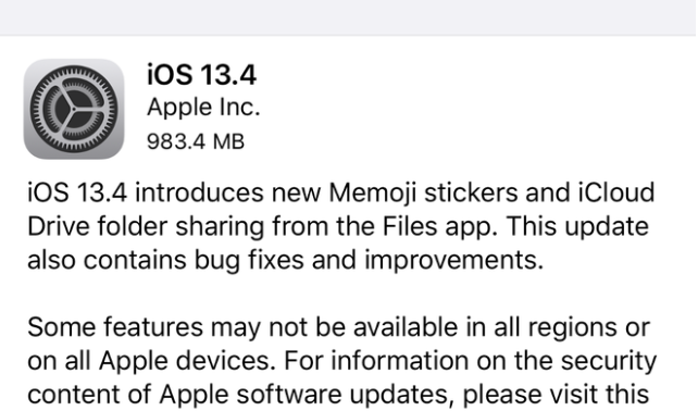 Đừng vội nâng cấp lên iOS 13.4 vì những lỗi nghiêm trọng này