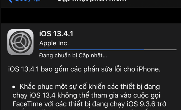 Apple chính thức tung bản iOS 13.4.1: Sửa nhiều lỗi quan trọng cho iPhone, iPad