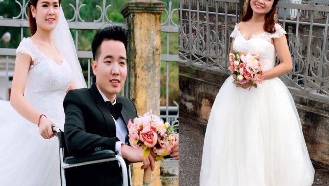 Cô gái xinh đẹp chủ động cầu hôn chàng trai tật nguyền, lay động trái tim hàng triệu người