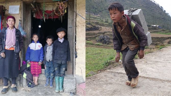 Cậu bé cõng gạch ở Hà Giang được một nghệ sĩ ngỏ ý nhận nuôi đến khi trưởng thành