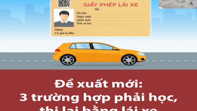 Quy định mới: Ba trường hợp sau đây sẽ bắt buộc phải học, thi lại giấy phép lái xe