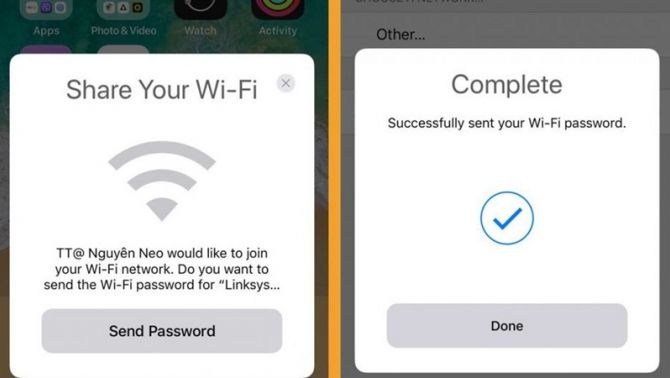 Mẹo chia sẻ mật khẩu wifi cực nhanh và đơn giản trên iPhone không phải ai cũng biết