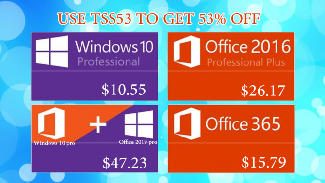 MMORC giảm giá sâu Windows 10 Pro, Office 2019, Office 365 chỉ từ 250.000 đồng
