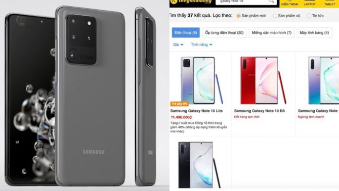 Lý do Thế Giới Di Động bất ngờ ngừng kinh doanh Samsung Galaxy Note 10, Note 10+ và S20 Ultra 
