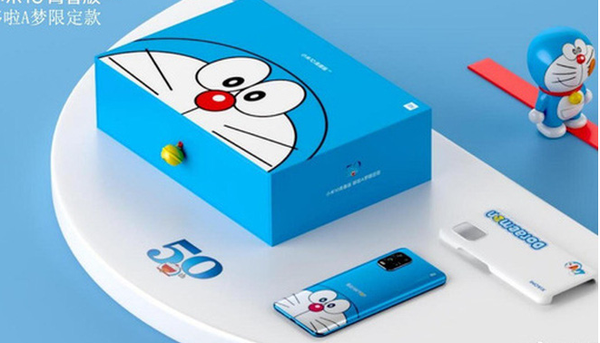 Giới công nghệ đợi từng ngày Xiaomi phiên bản đặc biệt hình Doraemon ra mắt