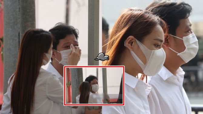 Vợ chồng Trường Giang khóc ngất khi thấy linh cữu Chí Tài,có hành động đầy khiến ai cũng xót xa