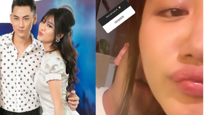 Lộ ảnh Văn Mai Hương say xỉn, thân mật bên Isaac trước khi clip nóng bị phát tán