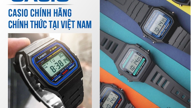 Đồng hồ Casio chính hãng – Phân phối chính thức tại Việt Nam