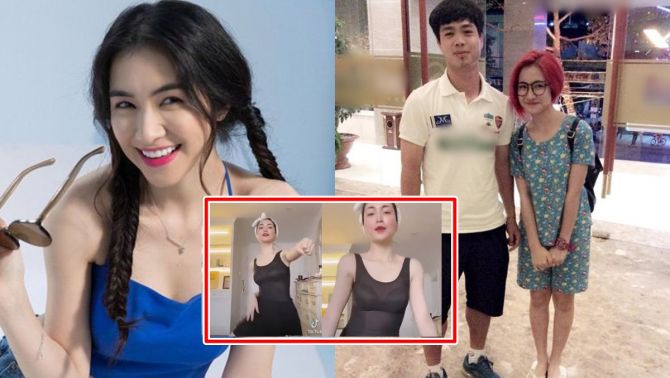 Hòa Minzy tung clip nhún nhảy vơi váy xuyên thấu,lộ nội y trước camera,CĐM liền gọi tên Công Phượng