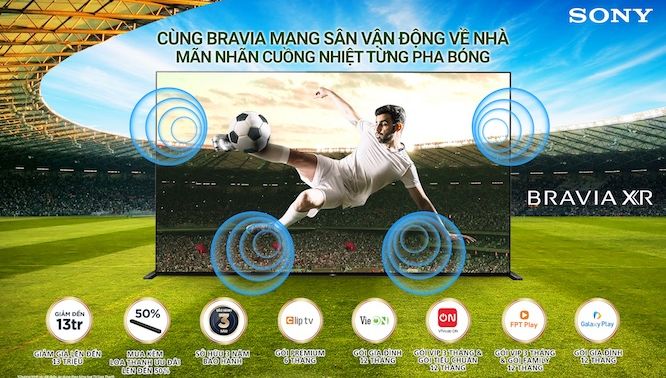 Sony Việt Nam ra mắt chương trình khuyến mãi hấp dẫn chào đón giải vô địch bóng đá Châu Ân 2021