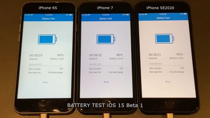 Test nhanh mức độ hao pin của iPhone khi lên  iOS 15 và iOS 14.6: Có nên cập nhật và trải nghiệm?