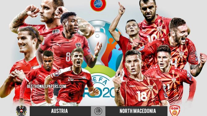 Trực tiếp trận đấu Áo-Bắc Macedonia: Link xem ngay, dự đoán kết quả chính xác tới 90%