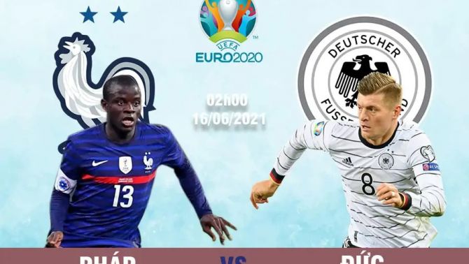Link xem trực tiếp Pháp – Đức 2h00 ngày 16/6: Trận bóng siêu kinh điển EURO 2021