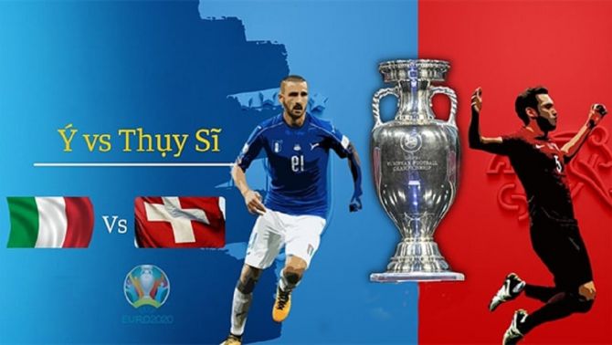 Link xem trực tiếp trận Ý-Thụy Sỹ EURO 2021: Link VTV full HD siêu nét
