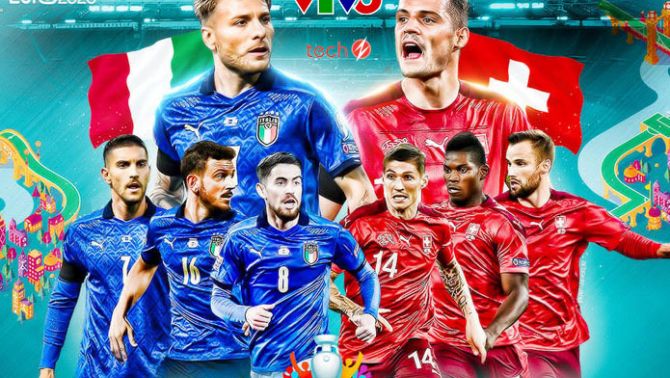 Trực tiếp bóng đá Italia vs Thụy Sĩ 2h00 ngày 17/6 bảng A EURO 2021, link trực tiếp VTV3 HD