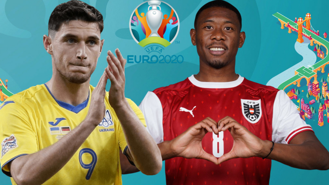 Xem trực tiếp trận Ukraina vs Áo bảng C Euro 2021 lúc 23h ngày 21/6 trên kênh VTV6 nhanh nhất