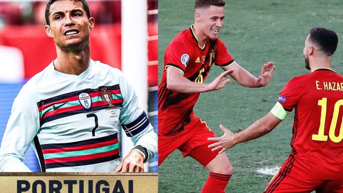 Kết quả bóng đá Bỉ vs Bồ Đào Nha - Vòng 1/8 EURO 2021: Hazard lập siêu phẩm tiễn Ronaldo về nước