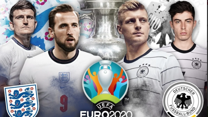 Xem trực tiếp trận Anh vs Đức lúc 23h ngày 29/6 trên VTV6 nét căng