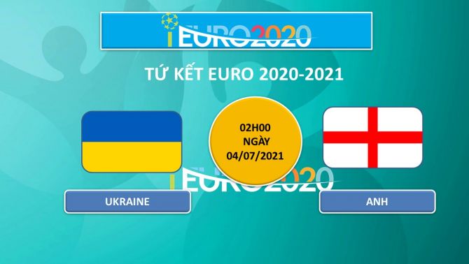 Link xem trực tiếp trận Anh - Ukraine 2h00 4/7 EURO 2021: Link VTV full HD cực nét!