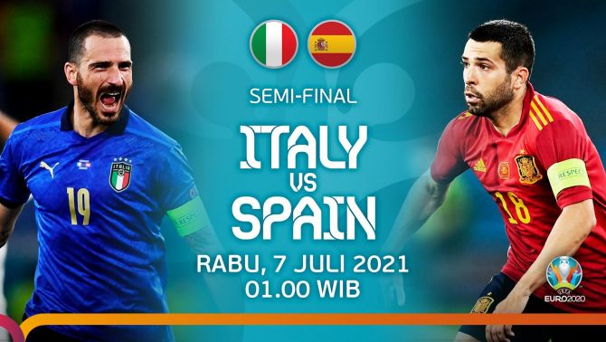 Link xem trực tiếp trận Italia - Tây Ban Nha 2h00 7/7 bán kết EURO 2021: Link VTV full HD cực nét!