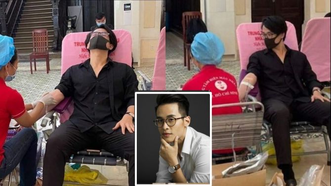 Xôn xao hình ảnh chụp lén Hà Anh Tuấn đi hiến máu, CĐM phát sốt vì biểu cảm cùng nhan sắc đời thực