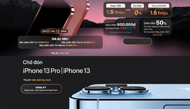 Apple “Phạt” cắt hàng iPhone 13 Series của nhà bán lẻ hàng đầu Việt Nam