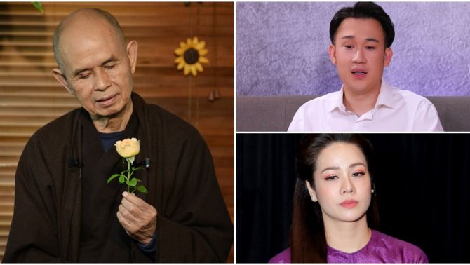 Dương Triệu Vũ, Nhật Kim Anh và loạt sao Việt xót xa trước sự ra đi của Thiền sư Thích Nhất Hạnh