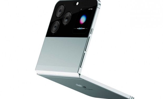 Ý tưởng iPhone Air màn hình gập, thiết kế tương tự Galaxy Z Flip3
