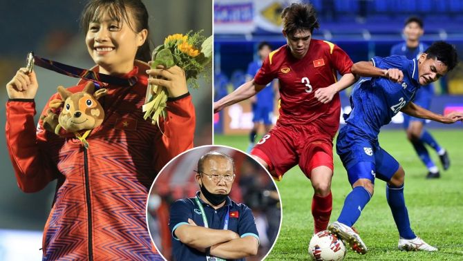 ĐT nữ Việt Nam vô tình gây khó dễ cho HLV Park trước Chung kết SEAGames U23 Việt Nam vs U23 Thái Lan