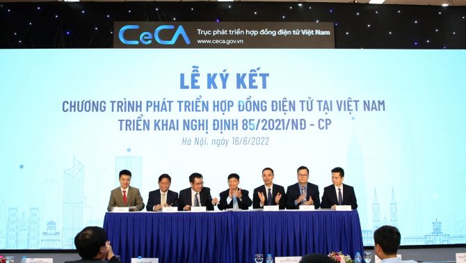 Thông cáo báo chí Hội nghị công bố Trục phát triển hợp đồng điện tử tại Việt Nam