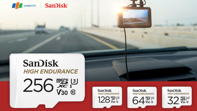 Thẻ nhớ microSD SanDisk High Endurance: Đặt chuẩn mới cho thẻ ghi hình