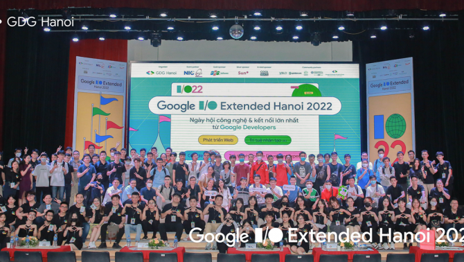 GOOGLE I/O EXTENDED HANOI 2022: sự kiện công nghệ đình đám với quy mô hơn 1000 người
