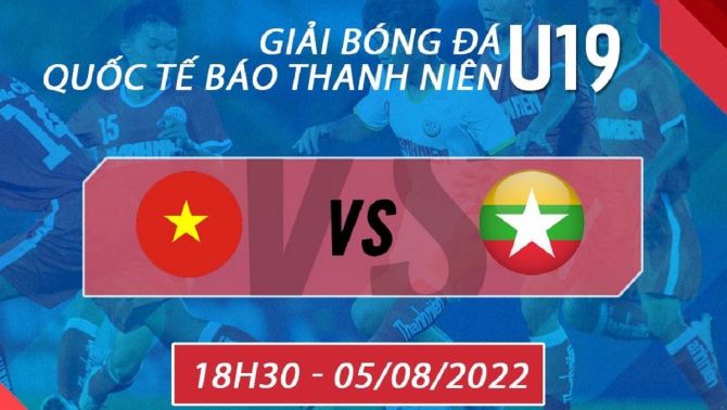 Trực tiếp bóng đá U19 Việt Nam vs U19 Myanmar - Giải giao hữu U19 Quốc tế - Link FPT full HD