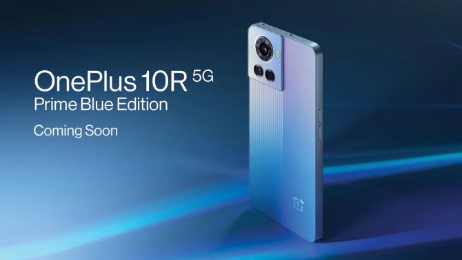 OnePlus 10R sắp ra mắt thêm Prime Blue Edition với màn hình 6,7 inch và chip Dimensity 8100 Max