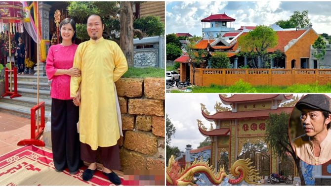 ‘Vén màn’ bí mật bên trong Việt Phủ dát vàng của nghệ sĩ Vượng Râu có bằng nhà thờ Tổ của Hoài Linh?