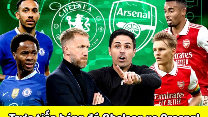 Trực tiếp bóng đá Chelsea vs Arsenal - vòng 15 Ngoại hạng Anh