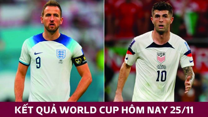 Kết quả bóng đá World Cup hôm nay: Đại chiến Anh vs Mỹ có biến; Châu Phi có chiến thắng đầu tiên