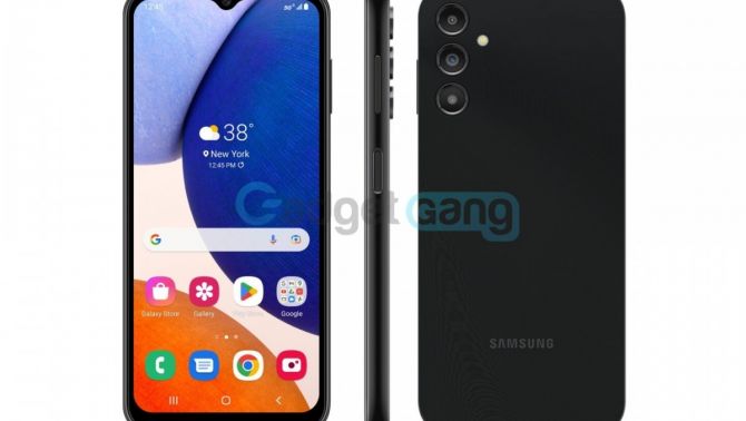 Thiết kế Samsung Galaxy A14 5G rò rỉ: Màn hình LCD 6,8 inch, camera 50MP