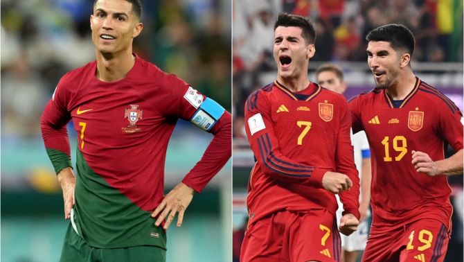 Lịch thi đấu bóng đá 6/12: Ronaldo dự bị, Bồ Đào Nha gặp khó trước Thụy Sĩ?; Tây Ban Nha vs Ma Rốc