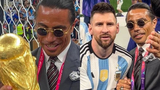 CĐM xôn xao khi ‘Thánh rắc muối’ bị FIFA điều tra sau màn 'ăn hôi' cúp vàng với Messi