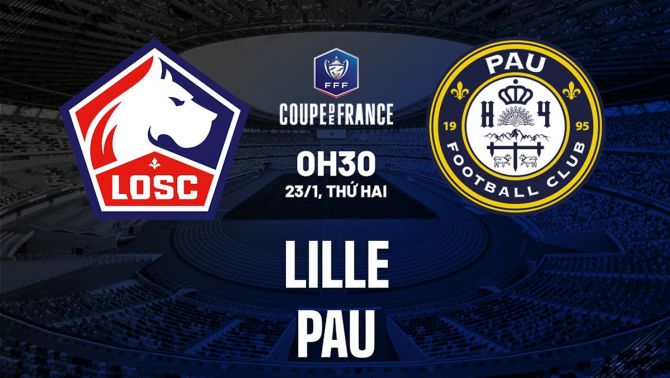 Nhận định bóng đá Pau FC vs Lille, Cúp QG Pháp: Quang Hải được trao cơ hội trước cựu vương Ligue 1