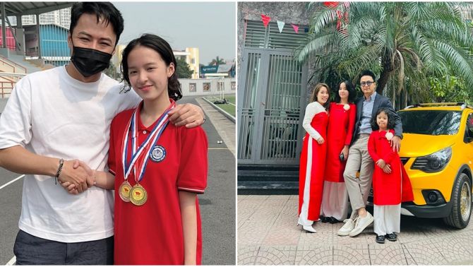 Hồng Đăng kinh ngạc khi con gái đạt giải lớn tại hội thi thể thao