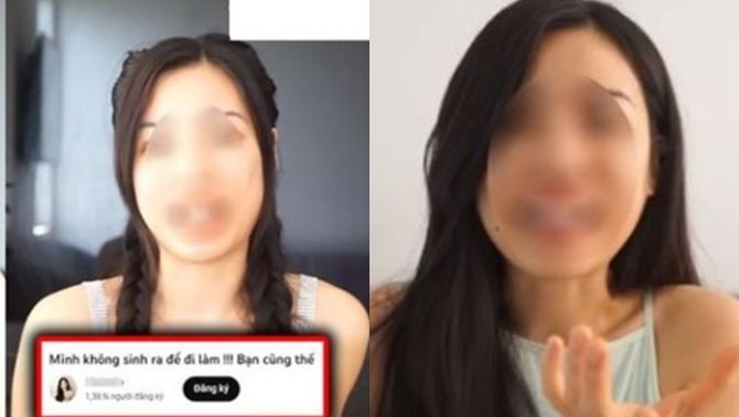Loạt video độc hại của nữ youtuber 'không làm mà vẫn có ăn': Tuyên bố không sinh ra để đi làm