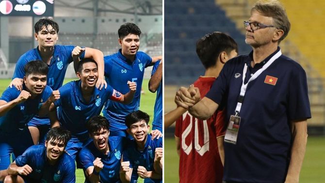 U23 Việt Nam bị Thái Lan vượt mặt ở Doha Cup, báo Thái nói điều bất ngờ về HLV Philippe Troussier