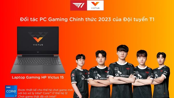 HP Victus là đối tác PC gaming chính thức 2023 của đội tuyển T1
