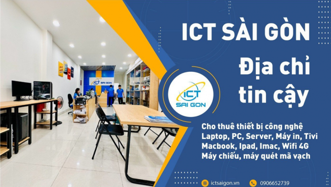 Dịch vụ thuê laptop chuyên nghiệp, giá tốt tại ICT Sài Gòn