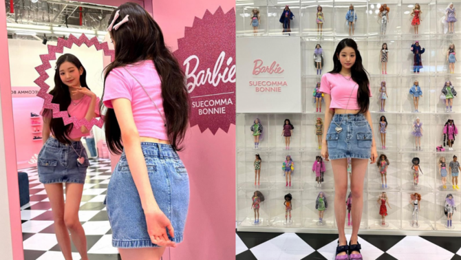 Wonyoung gây choáng khi khoe visual tựa 'Barbie' trong bài đăng Instagram